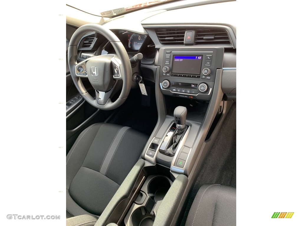 2019 Civic LX Sedan - Rallye Red / Black photo #26