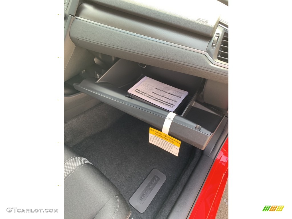 2019 Civic LX Sedan - Rallye Red / Black photo #27