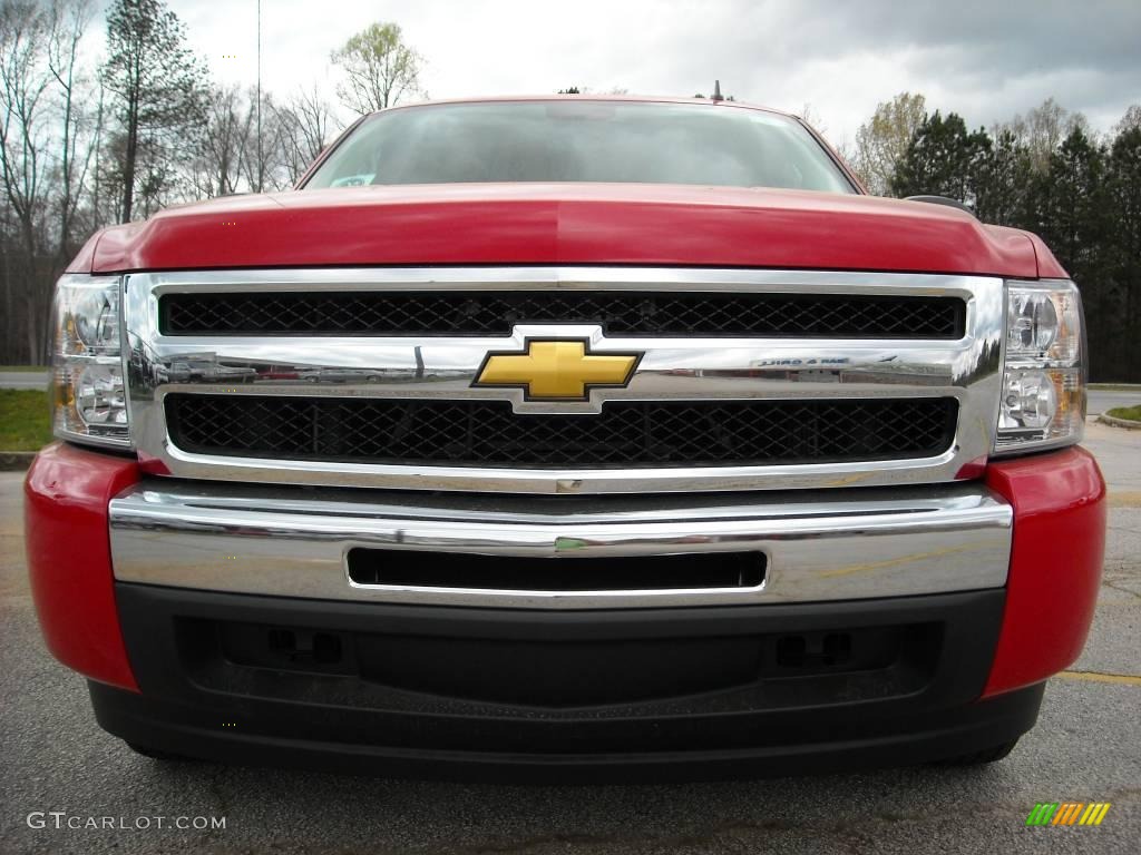 2009 Silverado 1500 LT XFE Crew Cab - Victory Red / Ebony photo #3