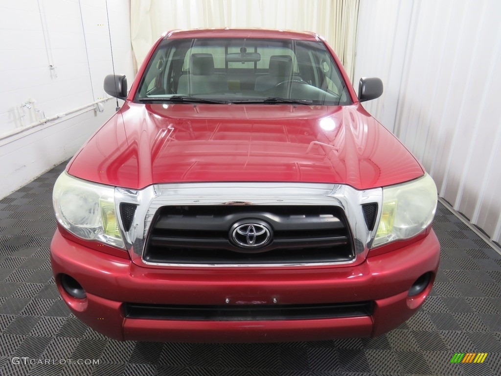 2007 Tacoma Access Cab - Impulse Red Pearl / Graphite Gray photo #4