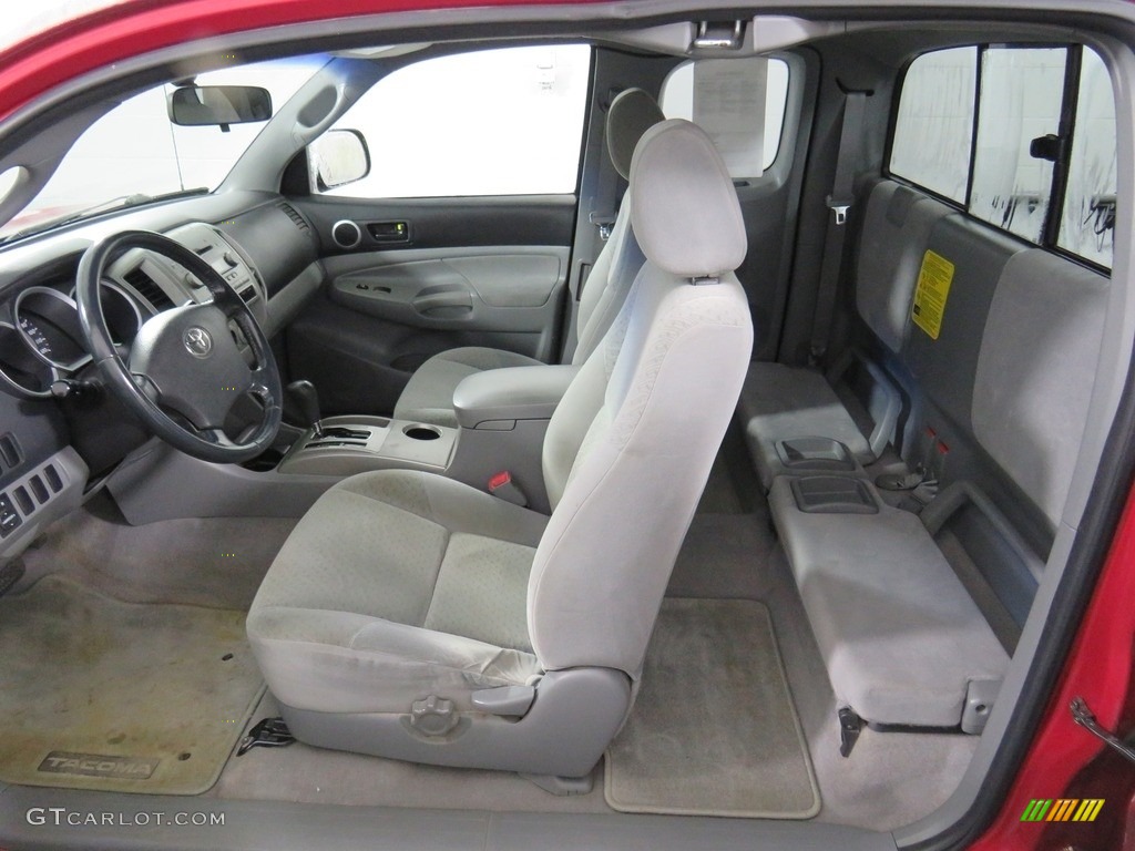 2007 Tacoma Access Cab - Impulse Red Pearl / Graphite Gray photo #24