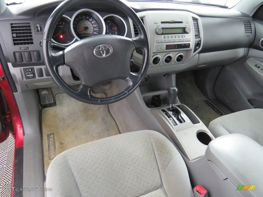 2007 Tacoma Access Cab - Impulse Red Pearl / Graphite Gray photo #26