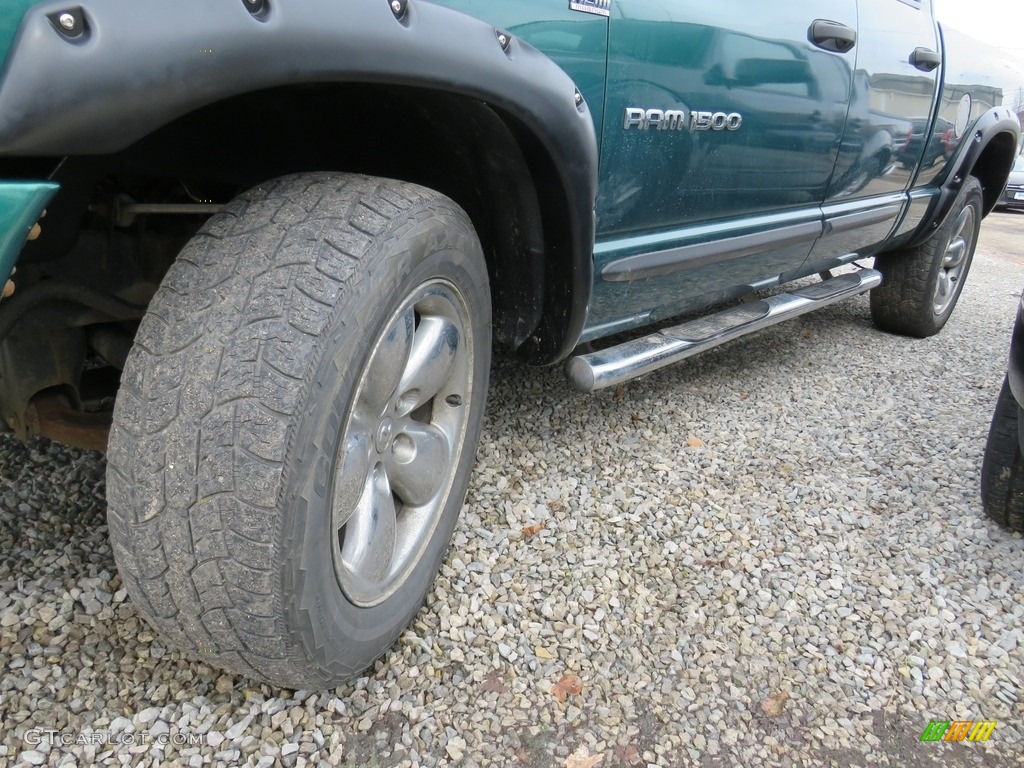 2004 Ram 1500 SLT Quad Cab 4x4 - Timberline Green Pearl Coat / Dark Slate Gray photo #9