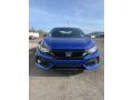 2019 Agean Blue Metallic Honda Civic EX Hatchback  photo #3