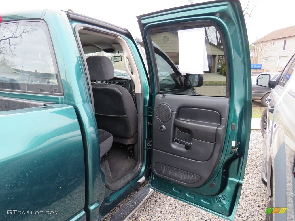 2004 Ram 1500 SLT Quad Cab 4x4 - Timberline Green Pearl Coat / Dark Slate Gray photo #32