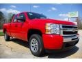 2009 Victory Red Chevrolet Silverado 1500 LS Extended Cab  photo #4