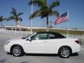 2008 Stone White Chrysler Sebring Touring Convertible  photo #3