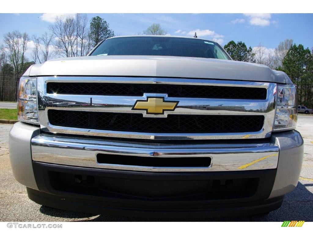 2009 Silverado 1500 LT XFE Crew Cab - Silver Birch Metallic / Ebony photo #3