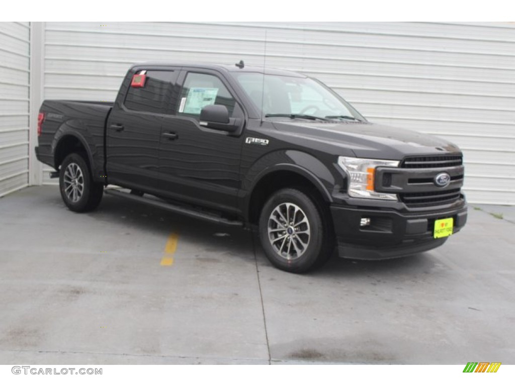 2019 F150 XLT SuperCrew - Agate Black / Black photo #2