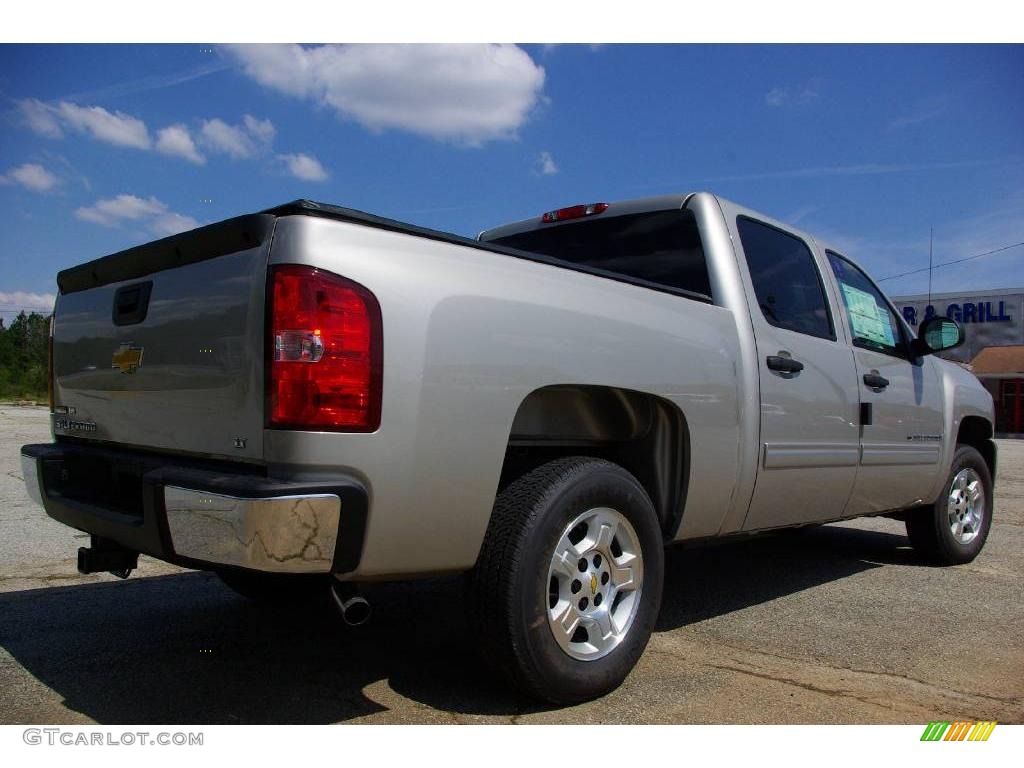 2009 Silverado 1500 LT XFE Crew Cab - Silver Birch Metallic / Ebony photo #6