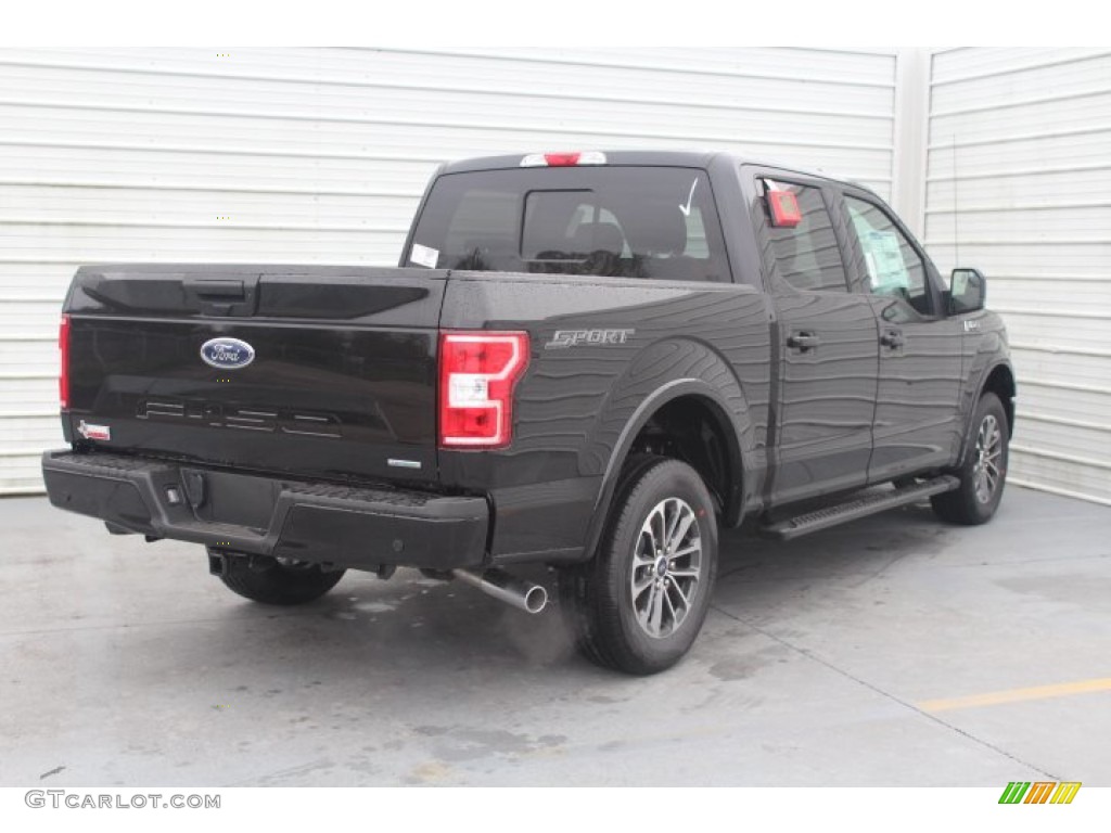 2019 F150 XLT SuperCrew - Agate Black / Black photo #8