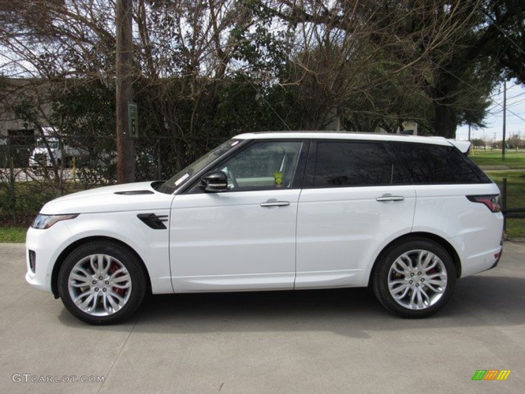 Fuji White 2019 Land Rover Range Rover Sport HSE Dynamic Exterior Photo #131999412