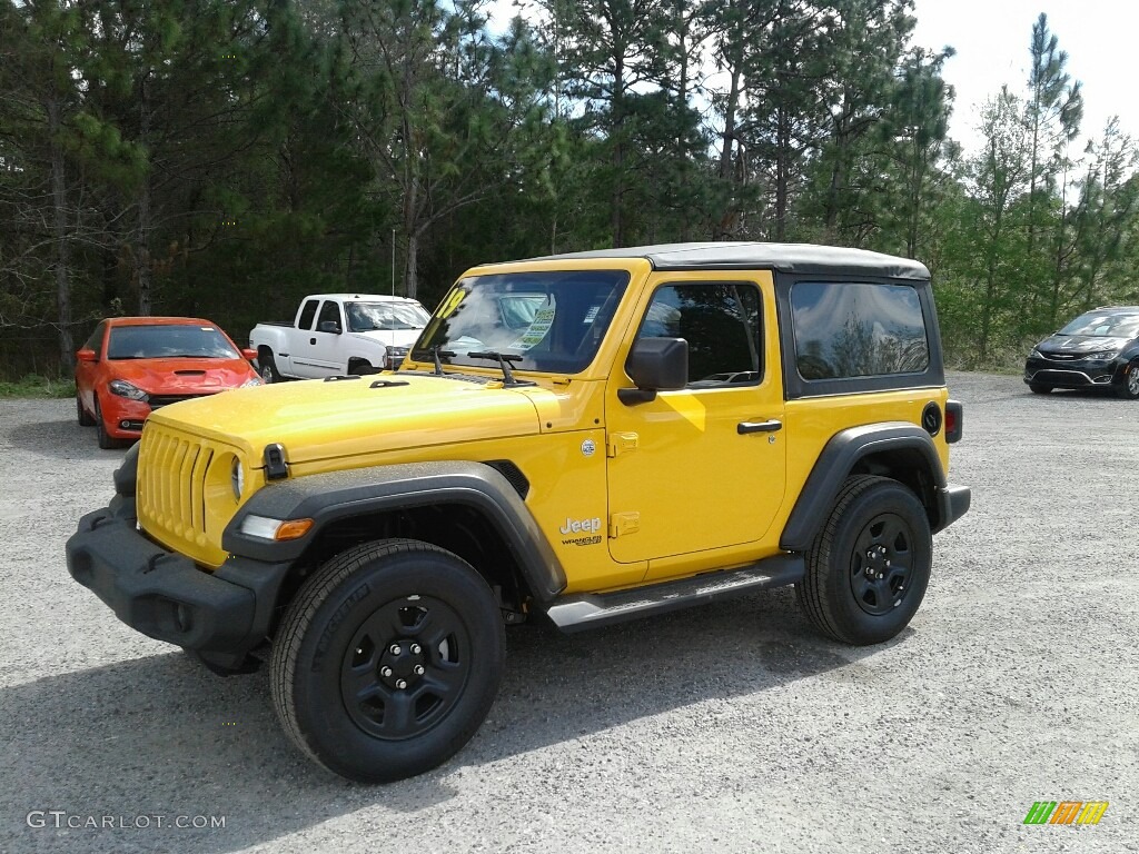 2019 Wrangler Sport 4x4 - Hellayella / Black photo #1