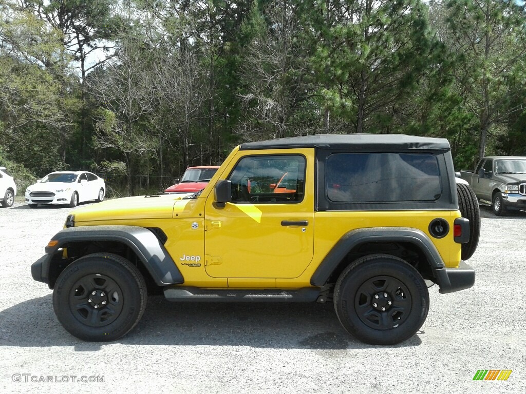2019 Wrangler Sport 4x4 - Hellayella / Black photo #2