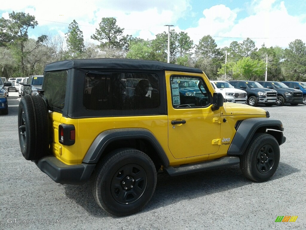 2019 Wrangler Sport 4x4 - Hellayella / Black photo #5