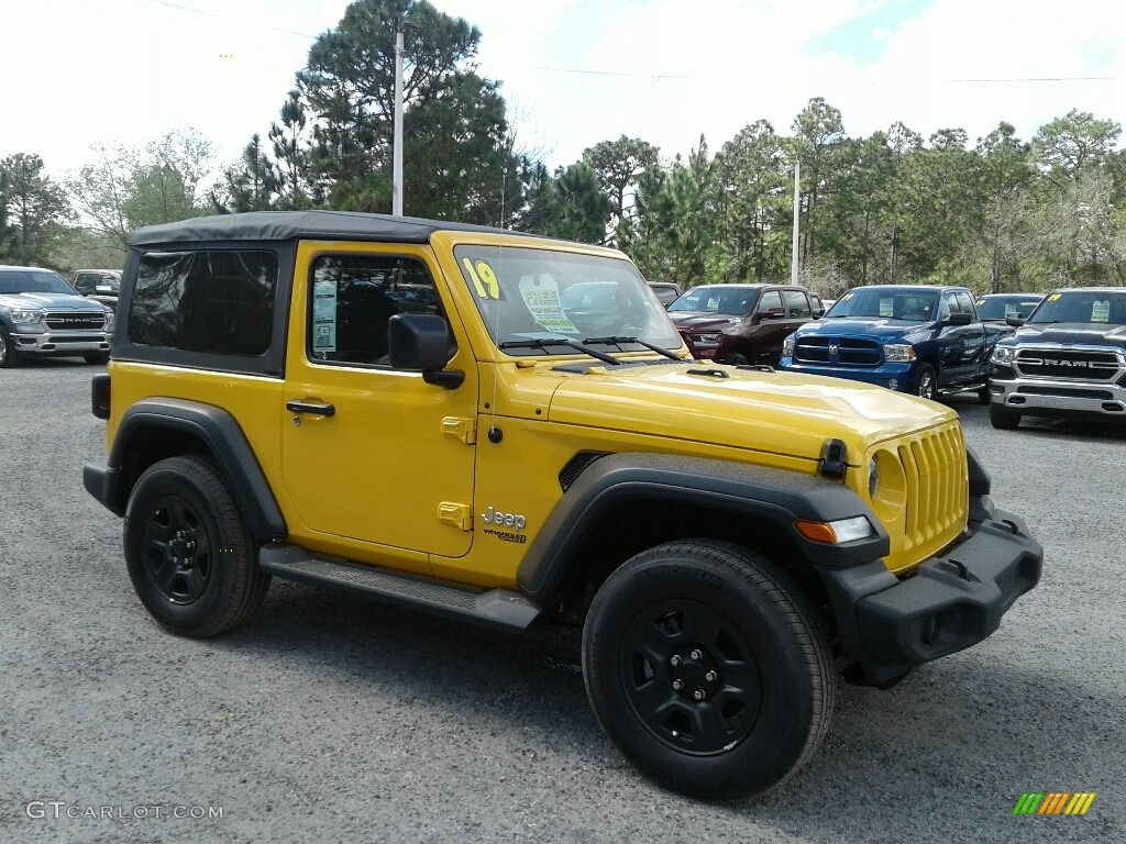 2019 Wrangler Sport 4x4 - Hellayella / Black photo #7