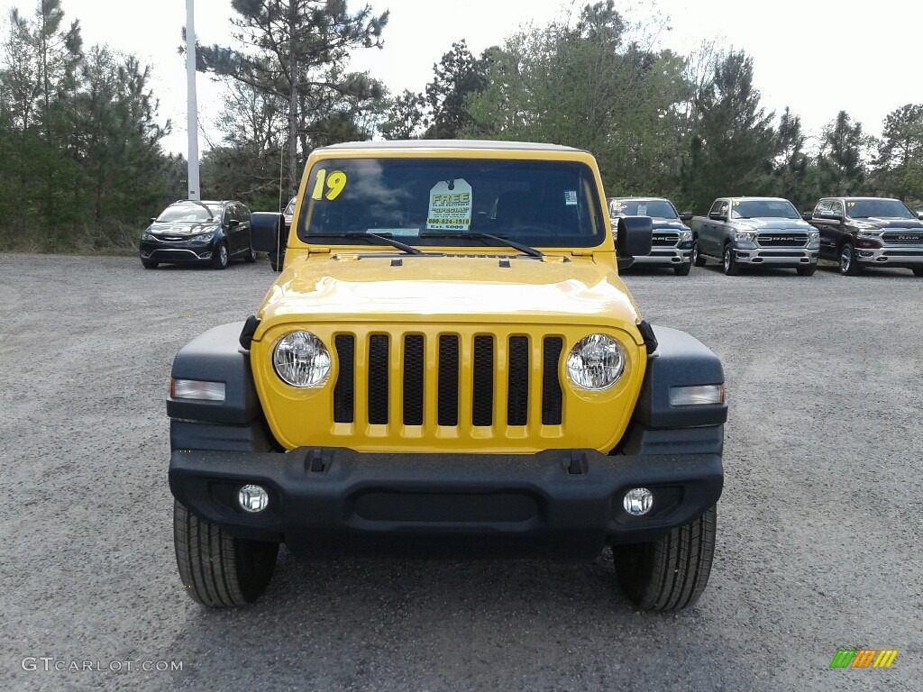 2019 Wrangler Sport 4x4 - Hellayella / Black photo #8