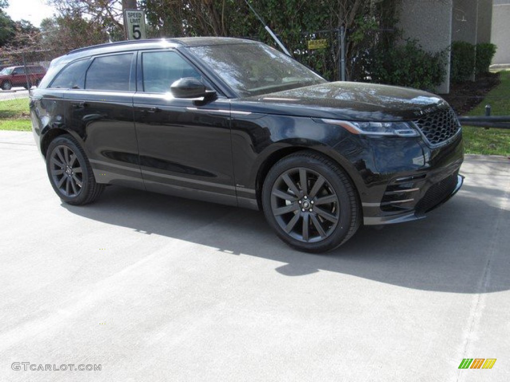 2019 Range Rover Velar R-Dynamic HSE - Santorini Black Metallic / Ebony photo #1