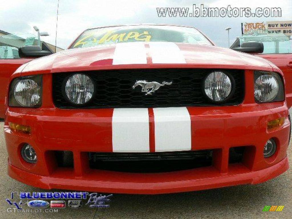2008 Mustang Roush Stage 1 Coupe - Torch Red / Dark Charcoal photo #1