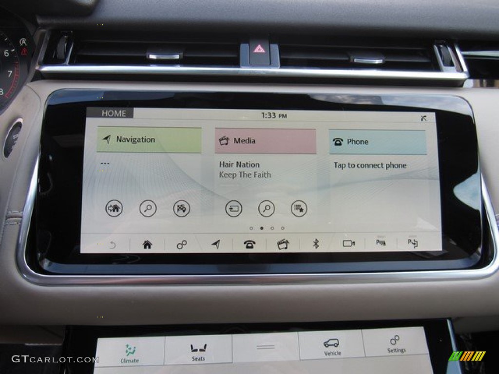 2019 Range Rover Velar R-Dynamic HSE - Santorini Black Metallic / Ebony photo #30