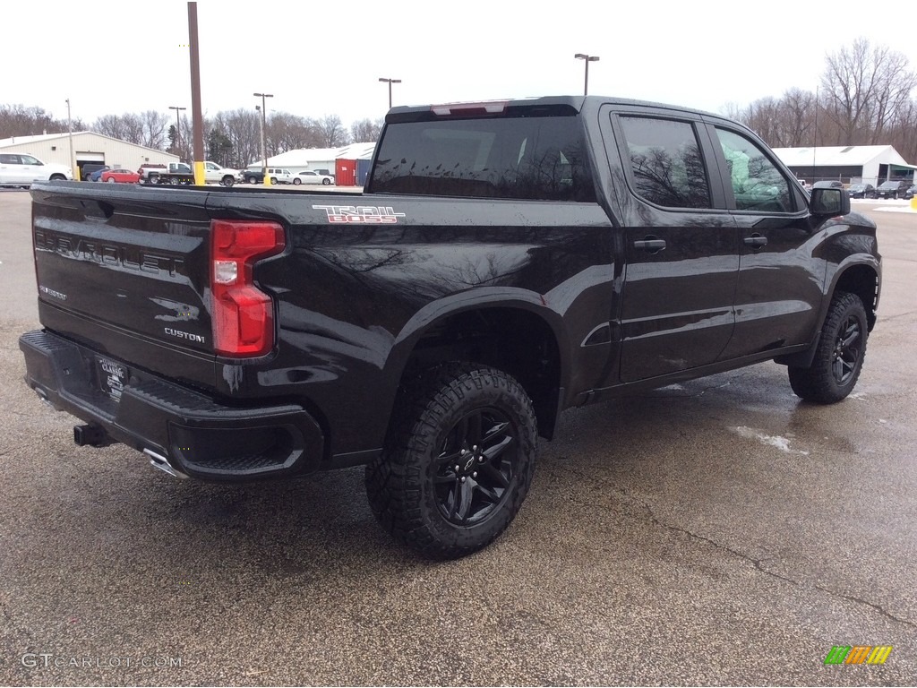 2019 Silverado 1500 Custom Z71 Trail Boss Crew Cab 4WD - Black / Jet Black photo #6