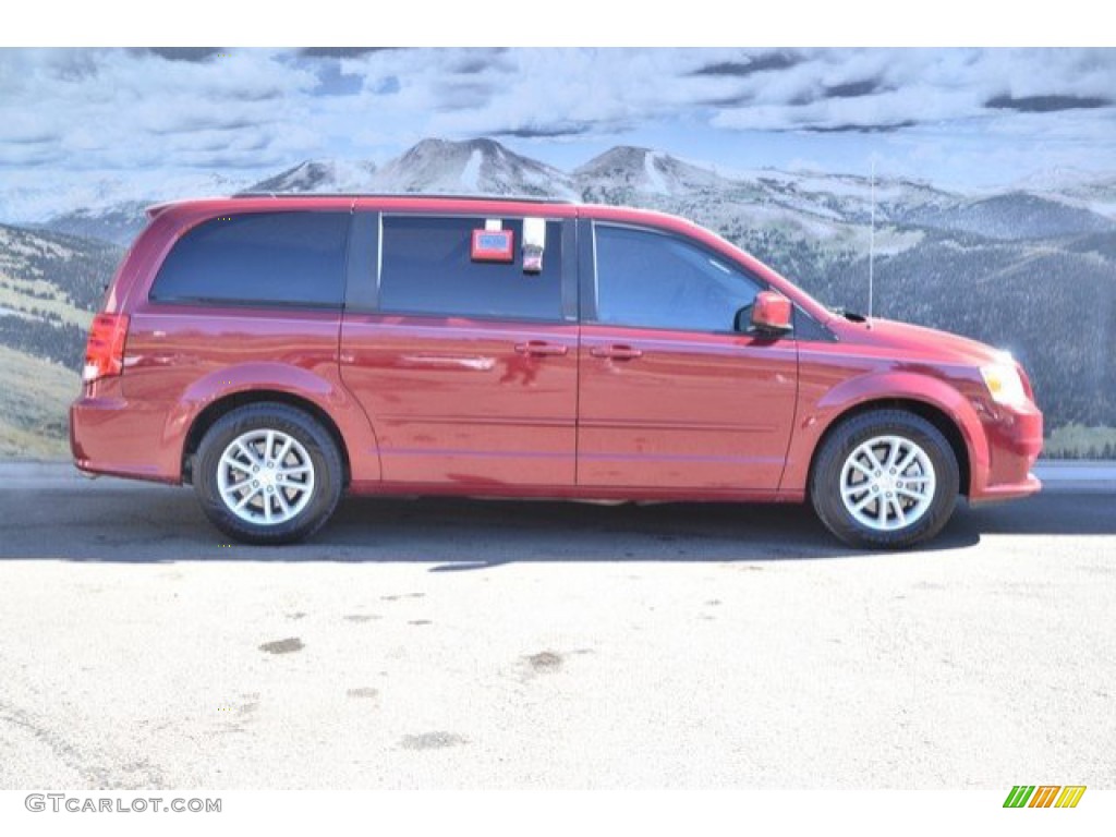 2014 Grand Caravan SXT - Deep Cherry Red Crystal Pearl / Black/Light Graystone photo #2