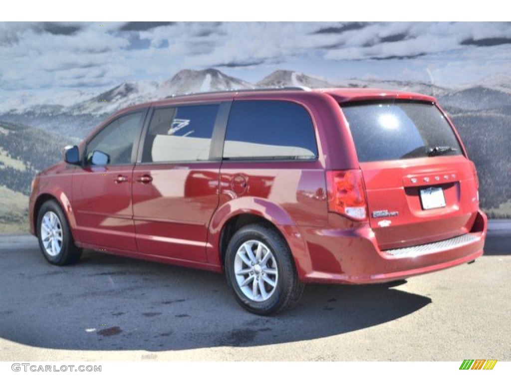 2014 Grand Caravan SXT - Deep Cherry Red Crystal Pearl / Black/Light Graystone photo #7