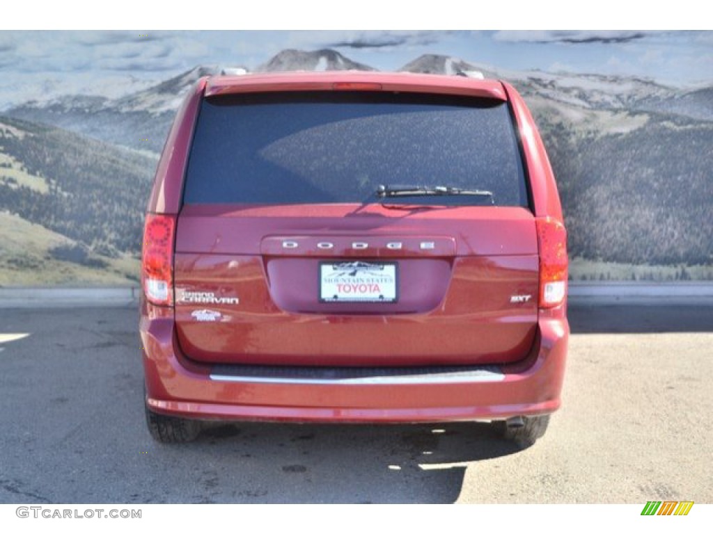 2014 Grand Caravan SXT - Deep Cherry Red Crystal Pearl / Black/Light Graystone photo #8