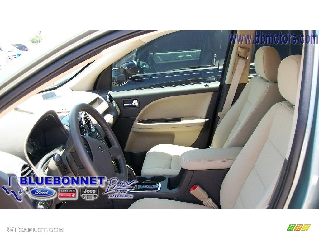 2008 Taurus X SEL - Titanium Green Metallic / Camel photo #8