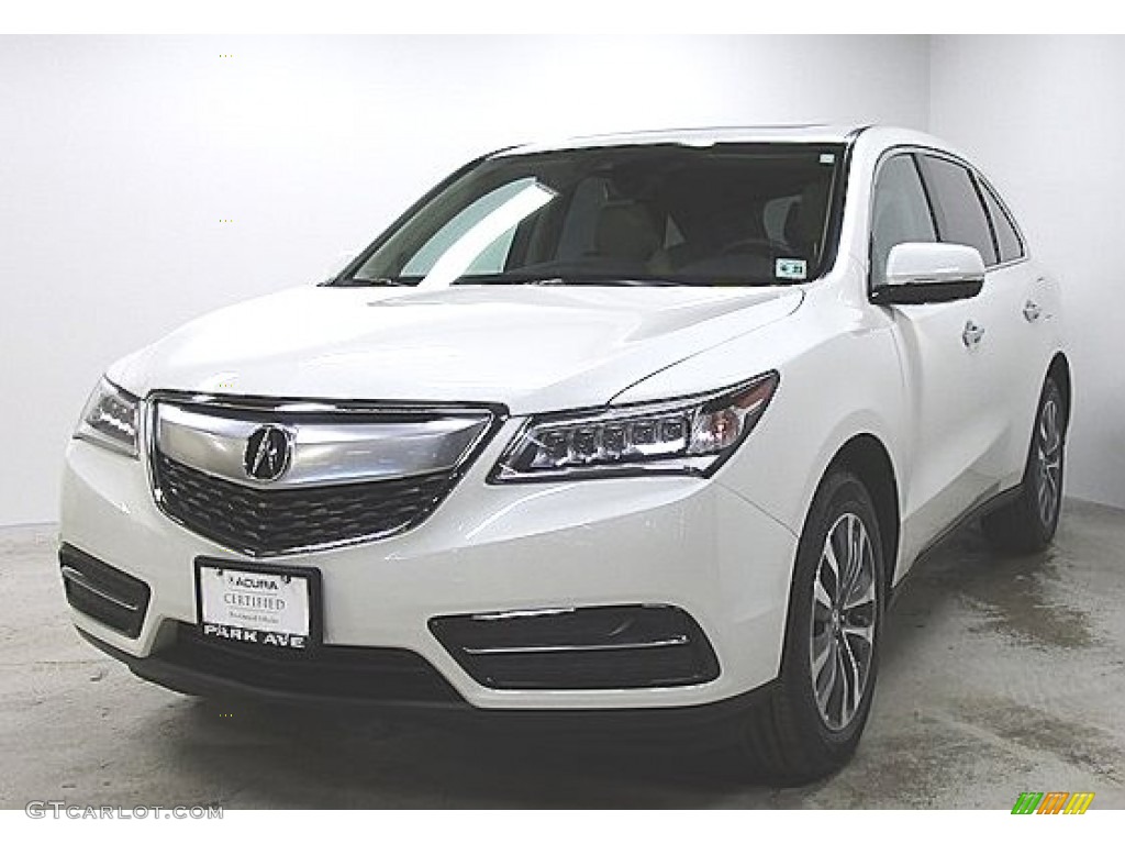 White Diamond Pearl Acura MDX
