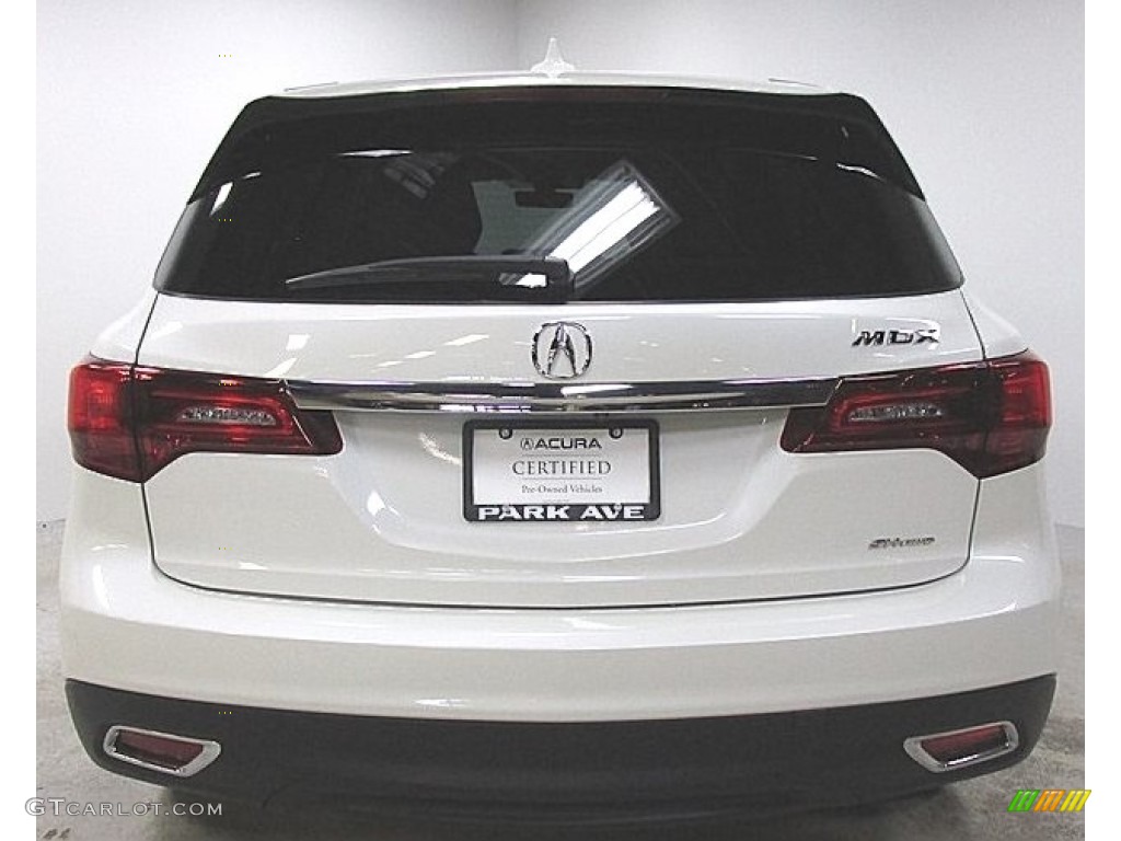 2016 MDX SH-AWD Technology - White Diamond Pearl / Parchment photo #3