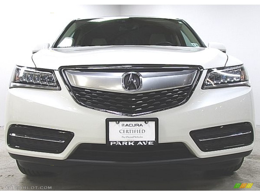 2016 MDX SH-AWD Technology - White Diamond Pearl / Parchment photo #6