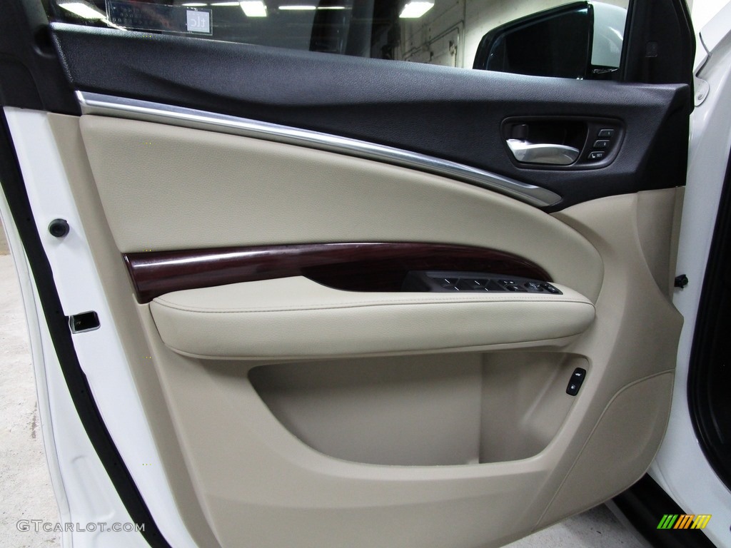 2016 MDX SH-AWD Technology - White Diamond Pearl / Parchment photo #7