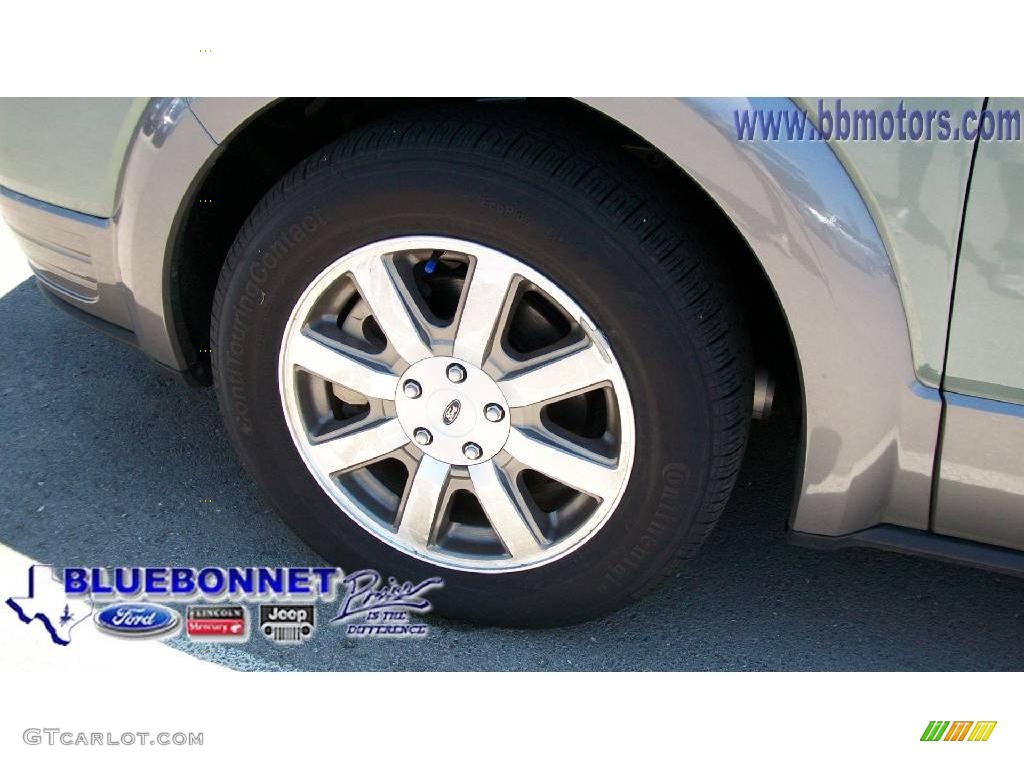 2008 Taurus X SEL - Titanium Green Metallic / Camel photo #11