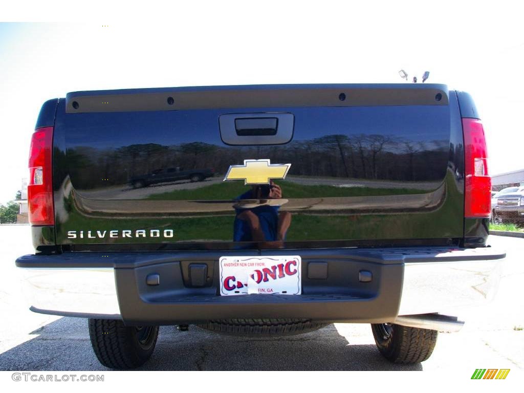 2009 Silverado 1500 Regular Cab - Black / Dark Titanium photo #7