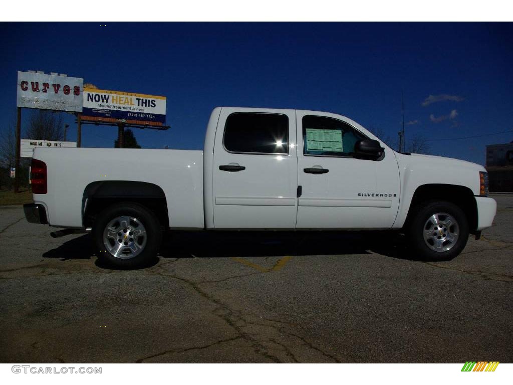 2009 Silverado 1500 LT Crew Cab - Summit White / Ebony photo #5