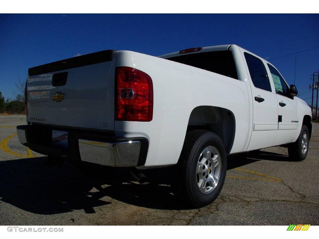 2009 Silverado 1500 LT Crew Cab - Summit White / Ebony photo #6