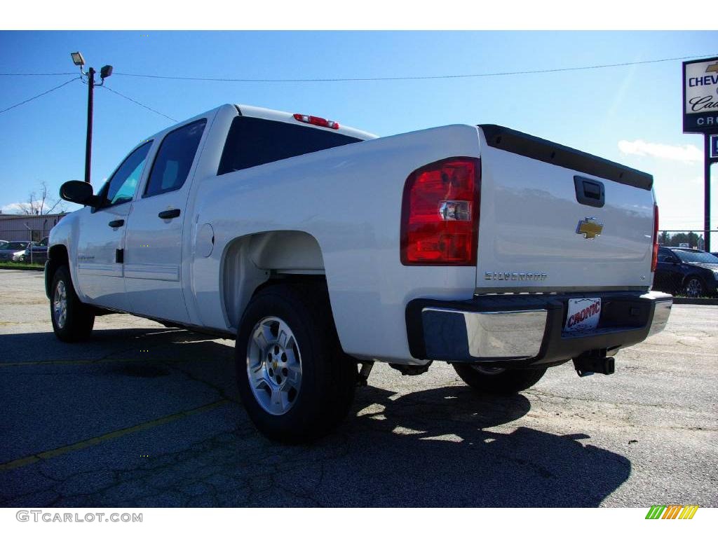 2009 Silverado 1500 LT Crew Cab - Summit White / Ebony photo #8