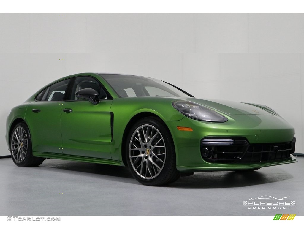 Mamba Green Metallic 2018 Porsche Panamera 4S Exterior Photo #132009754