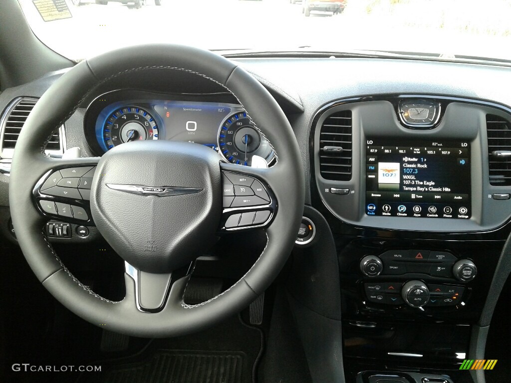 2019 Chrysler 300 S Black Dashboard Photo #132010928