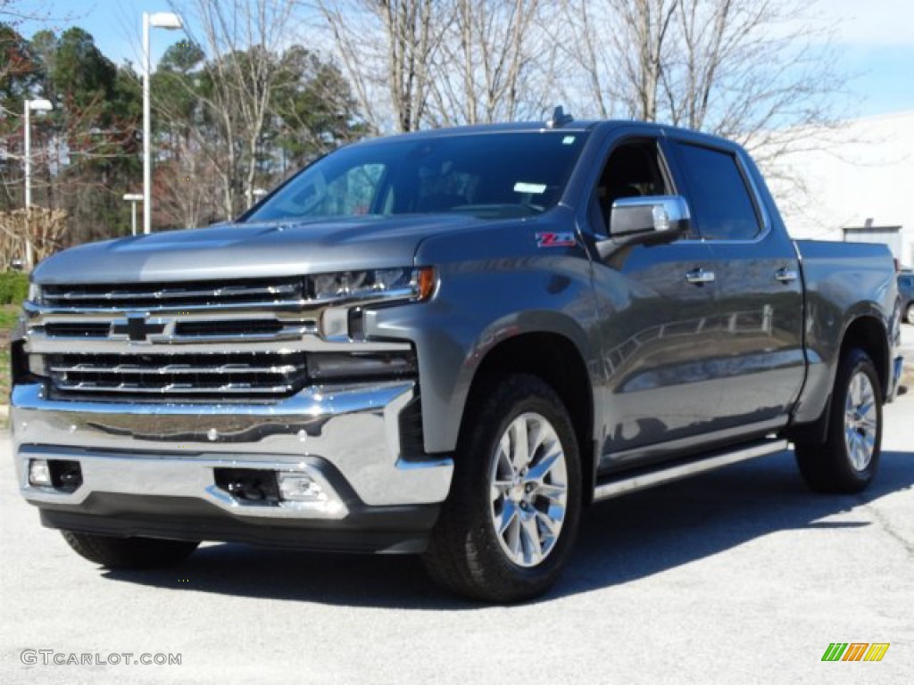 2019 Silverado 1500 LTZ Crew Cab 4WD - Satin Steel Metallic / Jet Black photo #5