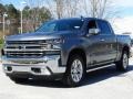 2019 Satin Steel Metallic Chevrolet Silverado 1500 LTZ Crew Cab 4WD  photo #5