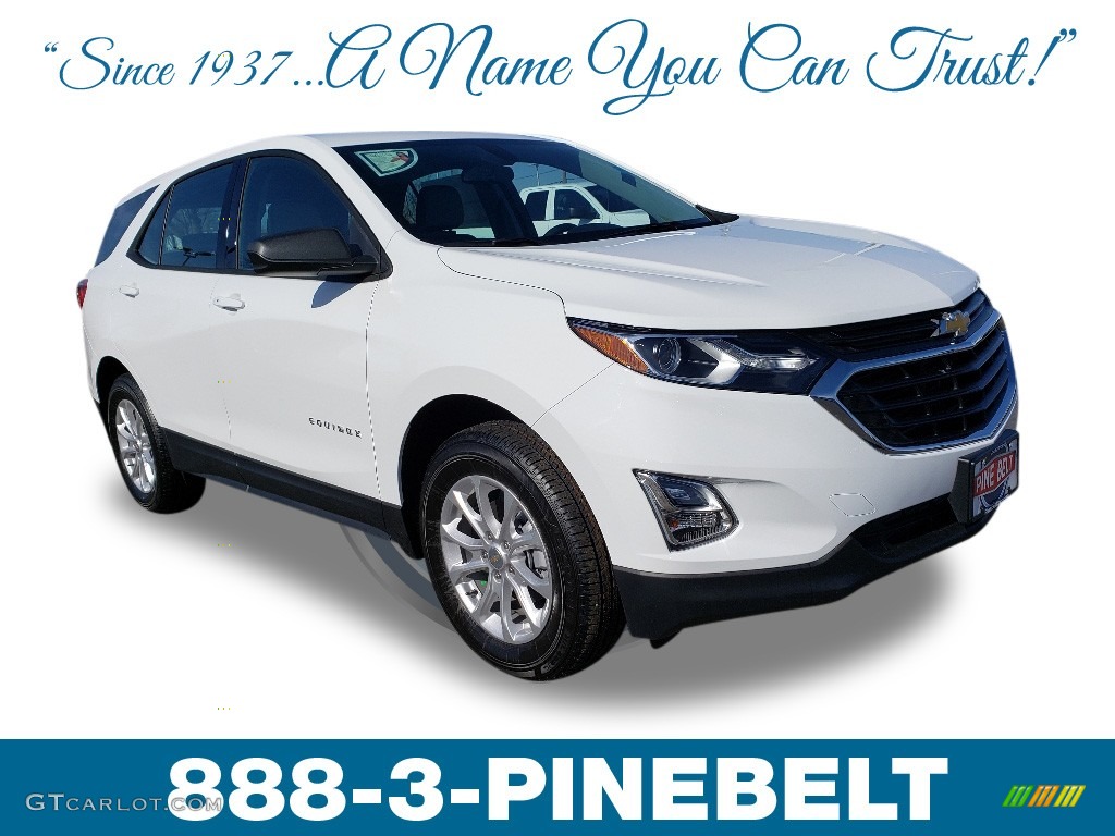 2019 Equinox LS AWD - Summit White / Medium Ash Gray photo #1