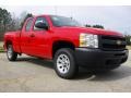 2009 Victory Red Chevrolet Silverado 1500 Extended Cab 4x4  photo #4