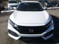 2019 White Orchid Pearl Honda Civic LX Hatchback  photo #7