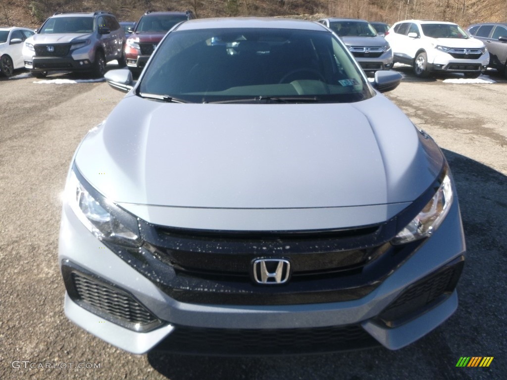 2019 Civic LX Hatchback - Sonic Gray Pearl / Black photo #7