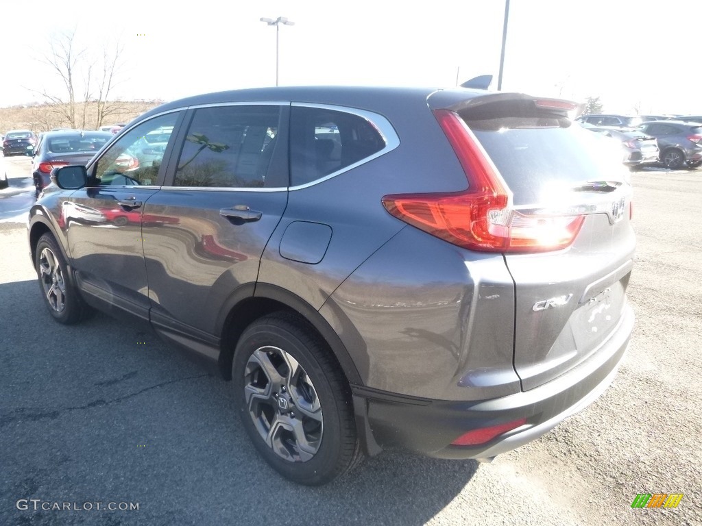 2019 CR-V EX AWD - Modern Steel Metallic / Black photo #2