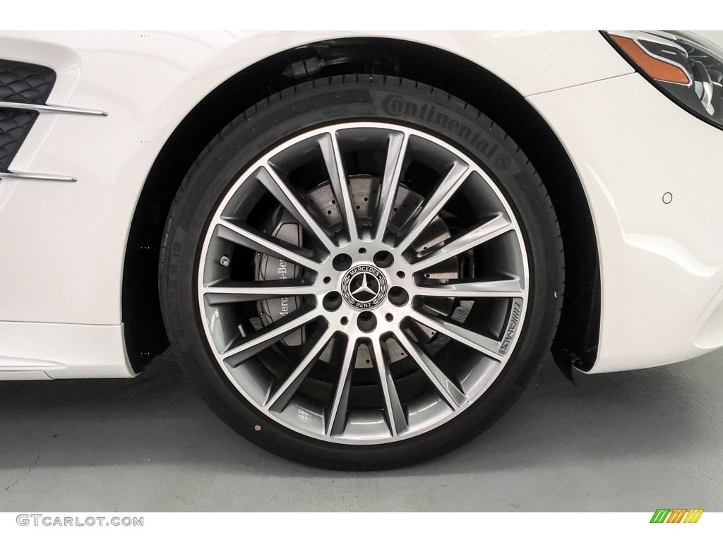 2019 SL 550 Roadster - designo Diamond White Metallic / Porcelain/Black photo #9