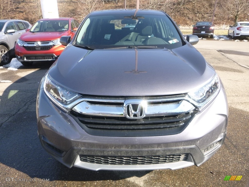 2019 CR-V LX AWD - Modern Steel Metallic / Black photo #7