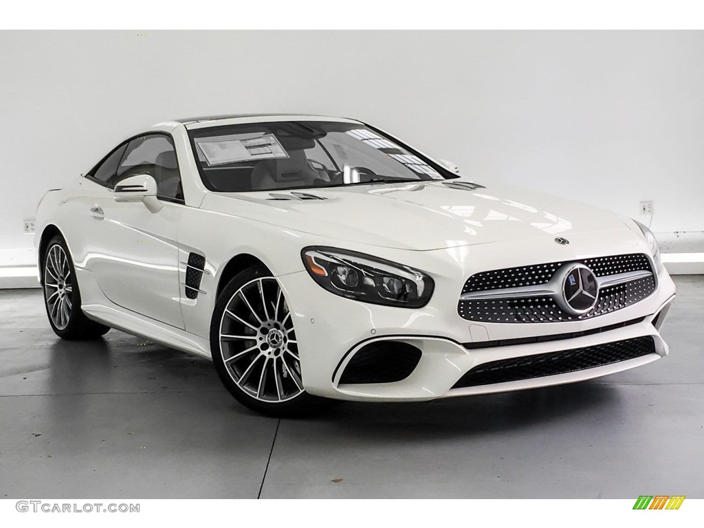 2019 SL 550 Roadster - designo Diamond White Metallic / Porcelain/Black photo #12